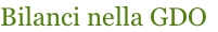 Bilanci nella GDO
